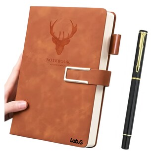 Foto 4 | Foto 4 | Cuaderno Libreta A5 Notebook Regalo Pluma Marron