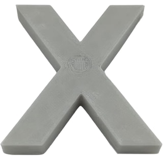 Foto 1 | Foto 1 | Letra Decorativa para Pared 3D Art MXAFY-157 1 Pieza Gris