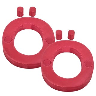Foto 1 | Foto 1 | Letras Elegantes Creativa 3D Art 2 Piezas Rojo