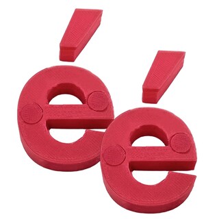 Foto 1 | Foto 1 | Letras Decorativa 3d Art Mxafd-042 2 Piezas Rojas