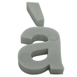 Foto 2 | Foto 2 | Letras Decorativa Para Casa 3d3d Art Mxafy-013 1 Pieza Gris