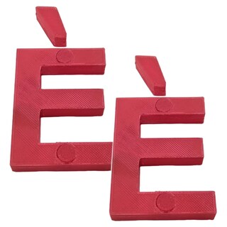 Foto 2 | Foto 2 | Letras 3D Art Mxafd-032 2 Piezas Rojo