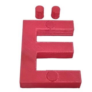 Foto 1 | Foto 1 | Letras 3D Art Mxafd-035 1 Pieza Rojo