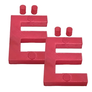 Foto 2 | Foto 2 | Letras 3D Art Mxafd-036 2 Piezas Rojo