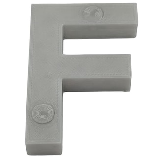 Foto 2 | Foto 2 | Letras Elegantes En 3d Para Casas3d Art Mxafy-045 1 Pieza Gris