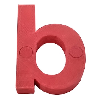 Foto 1 | Foto 1 | Letras 3D Art Mxafd-019 1 Pieza Rojo