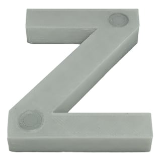 Foto 1 | Foto 1 | Letra Decorativa para Pared 3D Art MXAFY-165 1 Pieza Gris