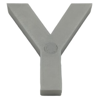 Foto 2 | Foto 2 | Letra Decorativa para Pared 3D Art MXAFY-161 1 Pieza Gris