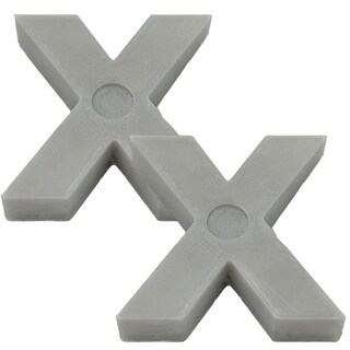 Foto 1 | Foto 1 | Letras Decorativas para Pared 3D Art MXAFY-160 2 Piezas Gris
