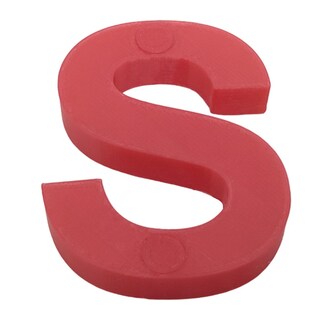Foto 2 | Foto 2 | Letras 3D Art Mxafd-125 1 Pieza Rojo