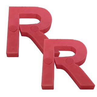 Foto 1 | Foto 1 | Letras 3D Art Mxafd-122 2 Piezas Rojo
