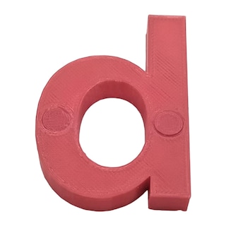 Foto 2 | Foto 2 | Letras 3D Art Mxafd-027 1 Pieza Rojo