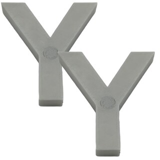 Foto 2 | Foto 2 | Letras Decorativas para Pared 3D Art MXAFY-162 2 Piezas Gris
