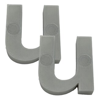 Foto 1 | Foto 1 | Diseño Tridimensional Profesionales3d Art Mxafy-142 2 Piezas Gris