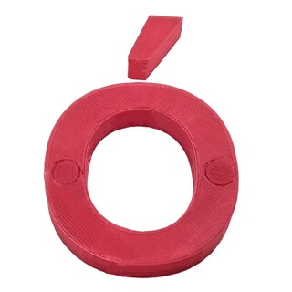 Foto 1 | Foto 1 | Letras Decorativa Creativa 3D Art 1 Pieza Rojo
