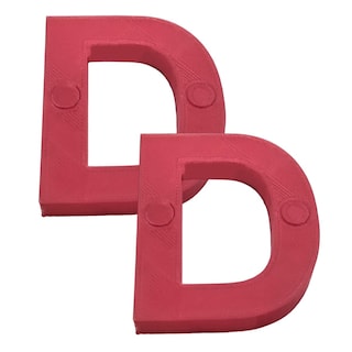 Foto 2 | Foto 2 | Letras 3D Art Mxafd-026 2 Piezas Rojo