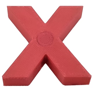 Foto 2 | Foto 2 | Letra Decorativa Creativa 3D Art 1 Pieza Rojo
