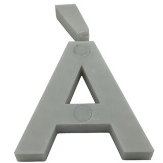 Foto 2 | Foto 2 | Letra Tridimencional Creativa 3D Art 1 Pieza Gris
