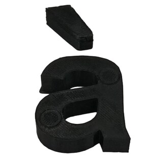 Foto 1 | Foto 1 | Letra 3d Art Mxafb-013 1 Pieza Negra