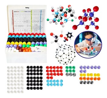 Foto 1 | Foto 1 | Kit De Modelo Químico De Estructura Molecular Belug Atóm 444 Pzs Colores