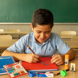Foto 6 | Foto 6 | Kit Escolar Básico Ideal Para Regreso A Clases Artículos De Útiles Escolares Esenciales Listas Escolares De Primaria Papelería