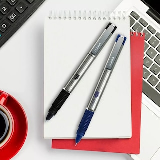 Foto 6 | Foto 6 | Pluma Fuente V-301 Tinta Recargable Acero Inoxidable Zebra. Exterior Azul