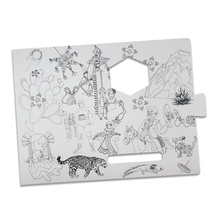 Foto 6 | Foto 6 | Kit De Bolígrafos Y Marcadores Zebra Mexican Set Lucha Libre Máscaras Colores Surtidos Estuche 8 Piezas