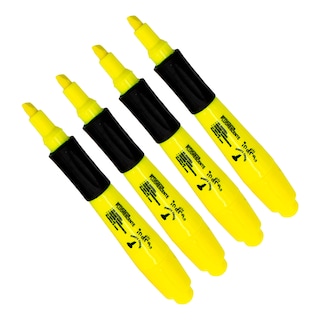 Foto 4 | Foto 4 | Marcatextos Indra Ind-0744 Color Amarillo Fluorescente Secado Rápido Punta Cincel Uso Oficina Escolar Resaltante 12 Pzas