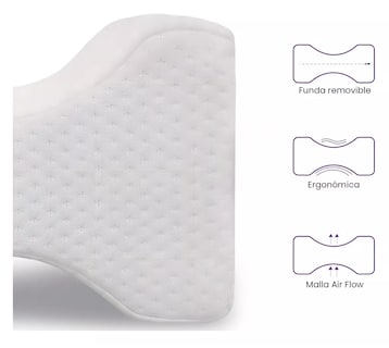 Foto 2 | Foto 2 | Almohada Ortopédica Rodilla Piernas Memory Foam Color Blanco