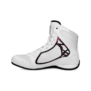 Foto 3 | Foto 3 | Botas Para Boxeo Everlast El-1129 Blanco Detalles Rosas