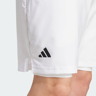 Foto 6 | Foto 6 | Shorts De Tenis Club Climacool 2 En 1 Adidas Blanco Hombre