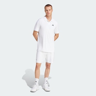 Foto 8 | Foto 8 | Shorts De Tenis Club Climacool 2 En 1 Adidas Blanco Hombre