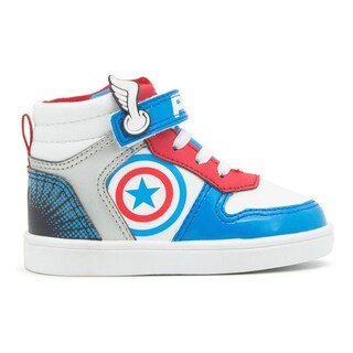 Foto 2 | Foto 2 | Tenis Bota Capitan America Bubble Gummers Dan Banco 14-19 Blanco