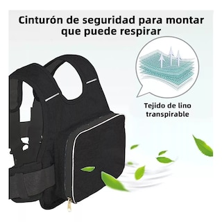 Foto 3 | Foto 3 | Cinturón de Seguridad de Moto Bici Con Arnés Eo Safe Imports Esi-17023 Negro