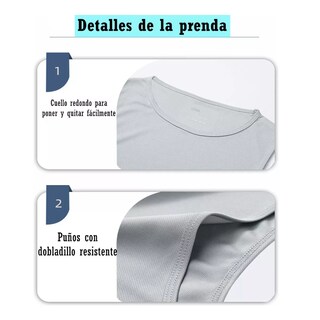 Foto 2 | Foto 2 | Playera De Hombre Deportiva Talla 2eg Eo Safe Imports Esi-16458 Blanco