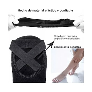 Foto 4 | Foto 4 | Calcetines De Yoga Danza Pilates Antiderrapantes 5 Pares Eo Safe Imports Esi-14675-1 Negro