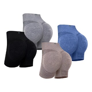 Foto 1 | Foto 1 | Short Fitness Multicolor 4 Piezas para Mujer