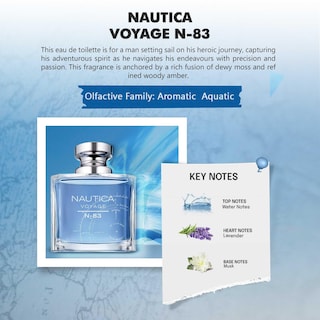 Foto 4 | Foto 4 | Perfume Nautica Voyage N-83 Eau De Toilette para Hombre,100 Ml - Venta Internacional
