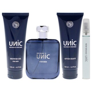 Foto 2 | Foto 2 | Perfume New Brand Unic Eau De Toilette Para Hombre, 100 Ml, 4 Unidades, Regalo S - Venta Internacional.