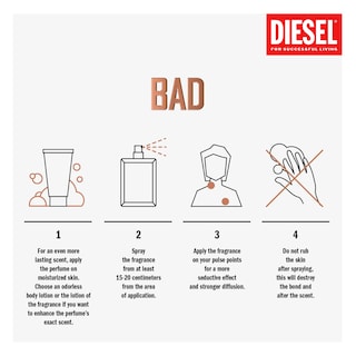 Foto 7 | Foto 7 | Perfume Diesel Bad Eau De Toilette En Aerosol Para Hombre, 100 Ml - Venta Internacional.
