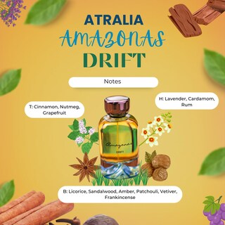Foto 6 | Foto 6 | Perfume Atralia Amazonas Drift Arabian Para Hombre 2024 30ml - Venta Internacional.