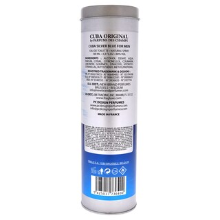 Foto 4 | Foto 4 | Perfume Cuba Silver Blue Eau de Toilette 100 ml para Hombre - Venta Internacional