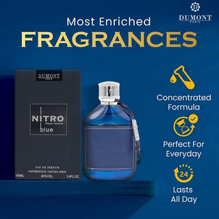 Foto 2 | Foto 2 | Perfume Dumont Nitro Blue Eau de Parfum 100 Ml - Venta Internacional