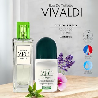 Foto 3 | Foto 3 | Paquete Perfume Zermat Vivaldi 100ml Caballero + Desodorante