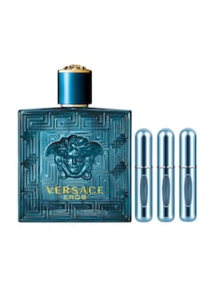 Foto 1 | Foto 1 | Xtellar Versace Eros Eau De Toilette - Intensa Fragancia Masculina 100ml Con Tres Atomizadores