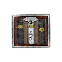 Set De Regalo De Perfume Fragluxe Cuba Gold Para Hombre Edt 100 Ml X 2 - Venta Internacional.