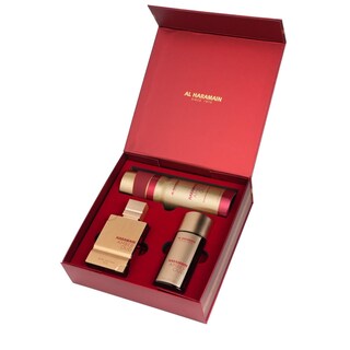Foto 1 | Foto 1 | Set De Regalo De 3 Piezas De Perfume Al Haramain Amber Oud Ruby Edition - Venta Internacional.