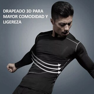 Foto 3 | Foto 3 | Ropa Deportiva Conjunto Deportivo 3 Piezas Talla 3xl Eo Safe Imports Esi-15203 Negro