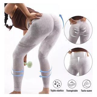 Foto 2 | Foto 2 | Leggins Deportivos Talla L Eo Safe Imports Esi-17089 Blanco