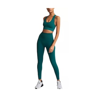 Foto 2 | Foto 2 | Conjunto Licra Deportivo 2 Pzs Talla M/g Eo Safe Imports Esi-17093 Verde